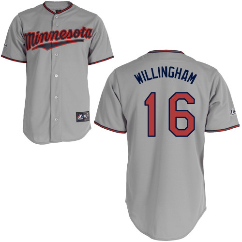 Josh Willingham #16 mlb Jersey-Minnesota Twins Women's Authentic Road Gray Cool Base Baseball Jersey